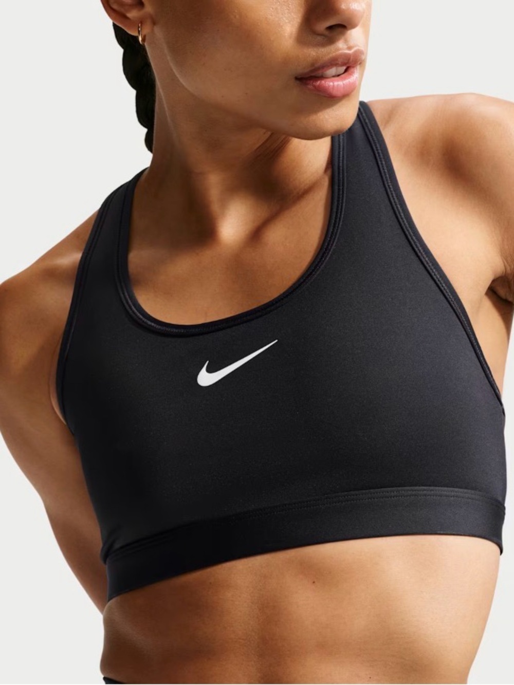 NWT Nike Swoosh Classic Style Medium Support Sports Bra Size Medium